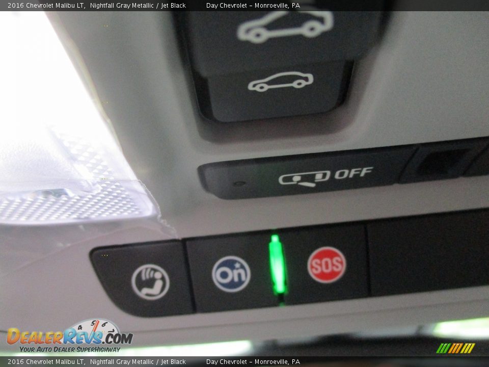 2016 Chevrolet Malibu LT Nightfall Gray Metallic / Jet Black Photo #18