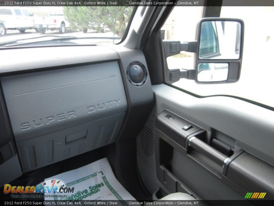 2012 Ford F250 Super Duty XL Crew Cab 4x4 Oxford White / Steel Photo #19