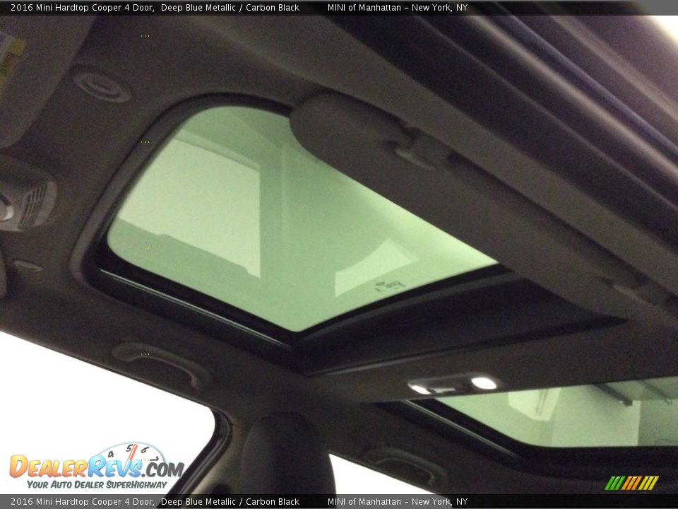 2016 Mini Hardtop Cooper 4 Door Deep Blue Metallic / Carbon Black Photo #9