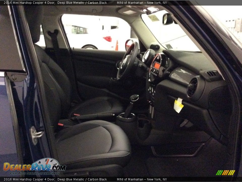 2016 Mini Hardtop Cooper 4 Door Deep Blue Metallic / Carbon Black Photo #10