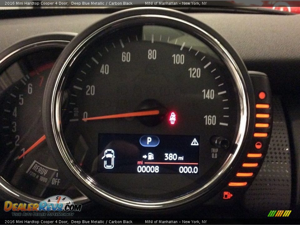 2016 Mini Hardtop Cooper 4 Door Deep Blue Metallic / Carbon Black Photo #17