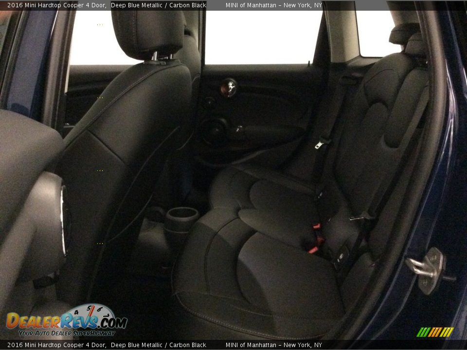 2016 Mini Hardtop Cooper 4 Door Deep Blue Metallic / Carbon Black Photo #18
