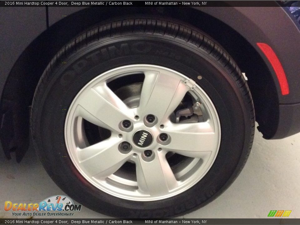 2016 Mini Hardtop Cooper 4 Door Deep Blue Metallic / Carbon Black Photo #19
