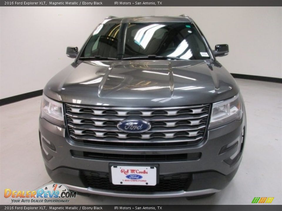 2016 Ford Explorer XLT Magnetic Metallic / Ebony Black Photo #3