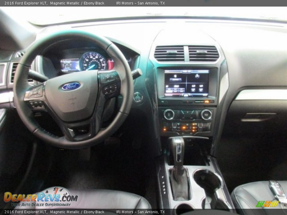 2016 Ford Explorer XLT Magnetic Metallic / Ebony Black Photo #14