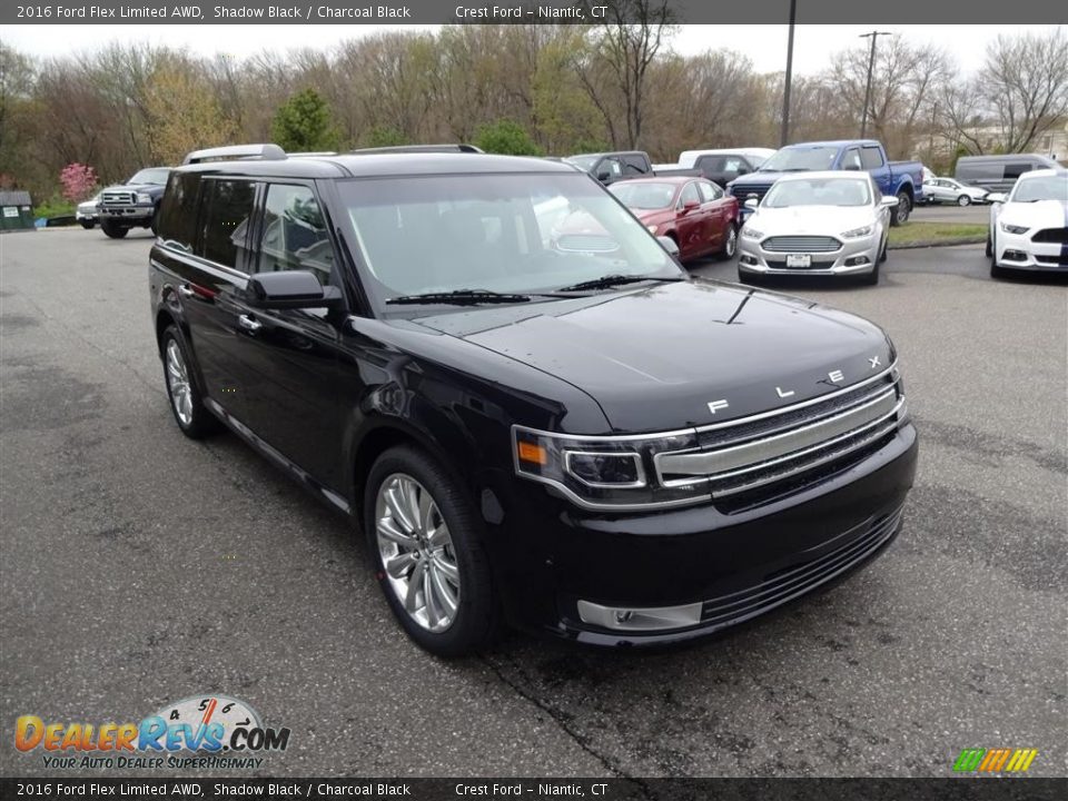 2016 Ford Flex Limited AWD Shadow Black / Charcoal Black Photo #1