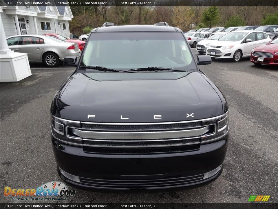 2016 Ford Flex Limited AWD Shadow Black / Charcoal Black Photo #2