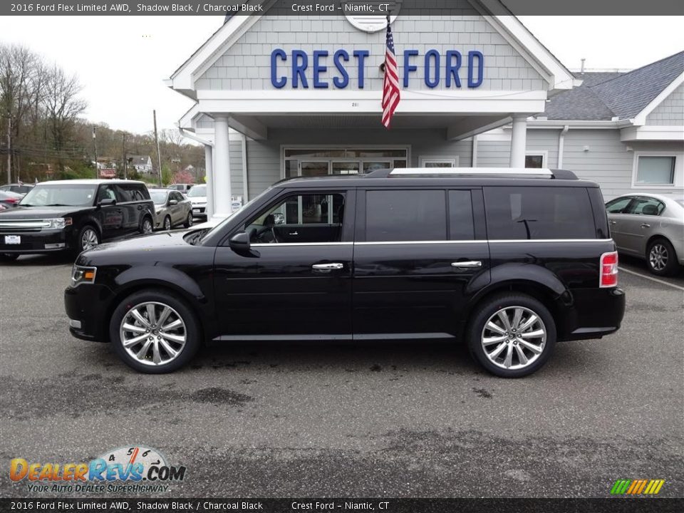 2016 Ford Flex Limited AWD Shadow Black / Charcoal Black Photo #4