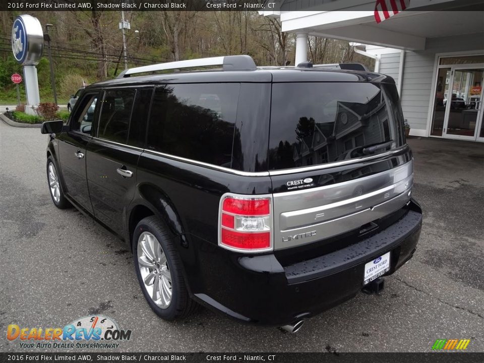 2016 Ford Flex Limited AWD Shadow Black / Charcoal Black Photo #5
