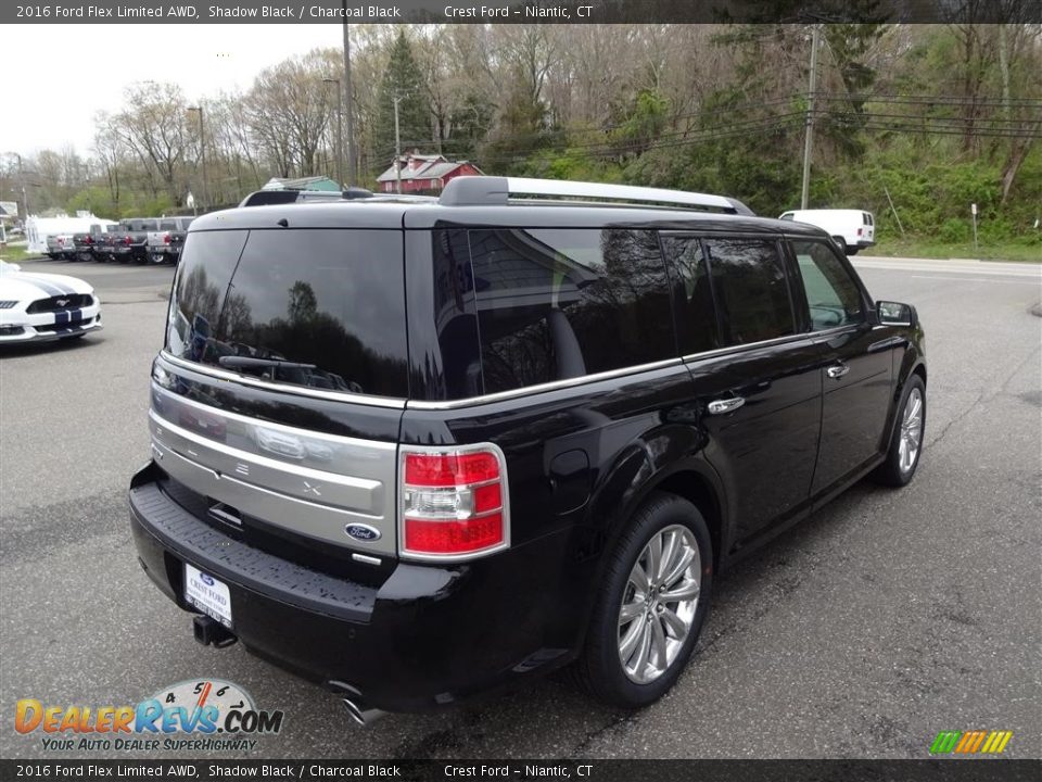 2016 Ford Flex Limited AWD Shadow Black / Charcoal Black Photo #7