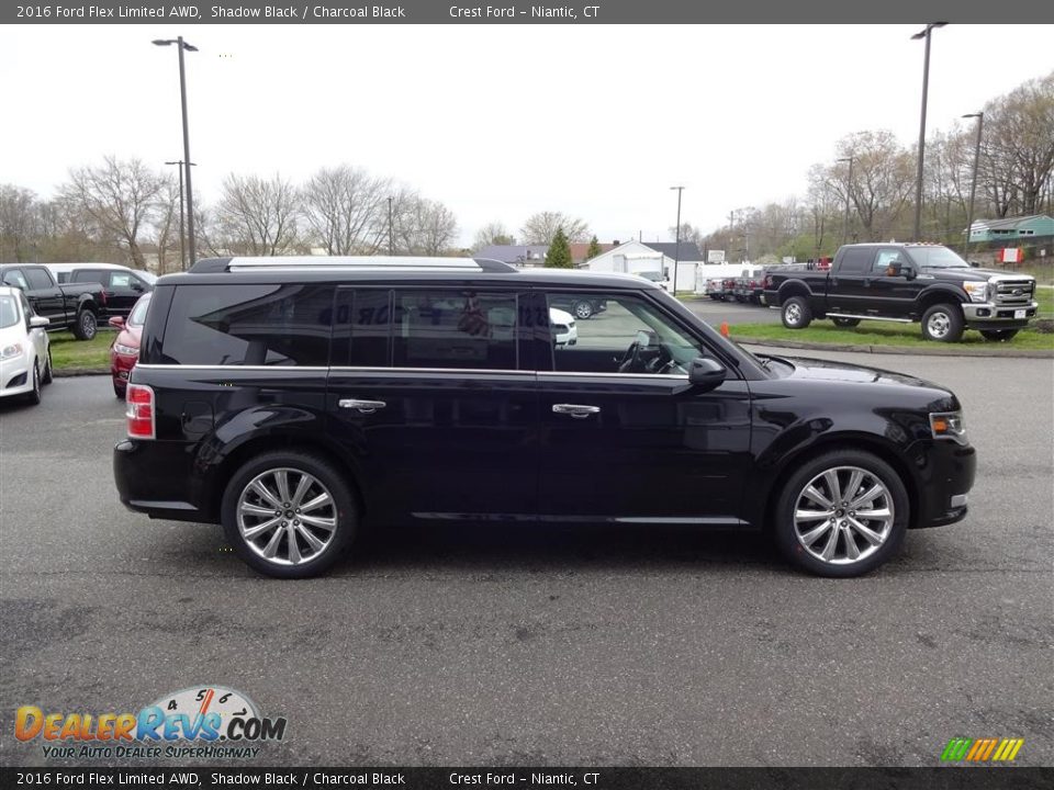 2016 Ford Flex Limited AWD Shadow Black / Charcoal Black Photo #8