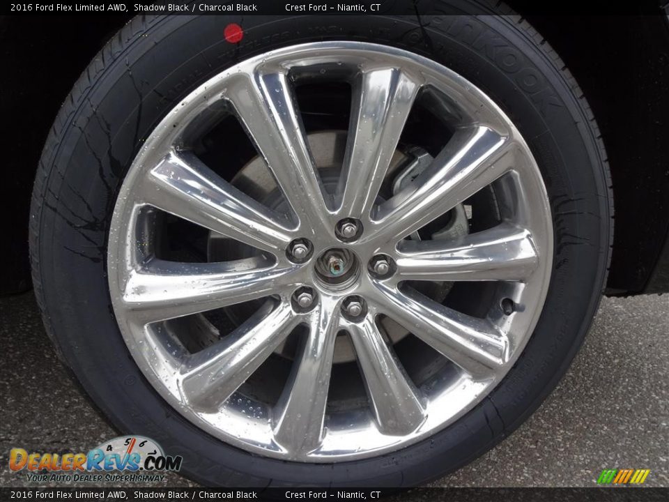 2016 Ford Flex Limited AWD Shadow Black / Charcoal Black Photo #10