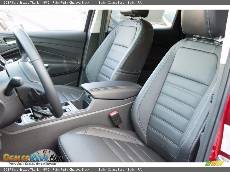 Front Seat of 2017 Ford Escape Titanium 4WD Photo #6