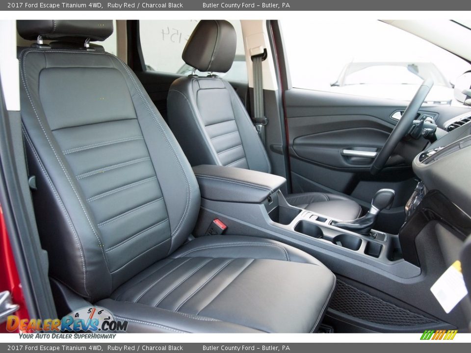 Front Seat of 2017 Ford Escape Titanium 4WD Photo #7