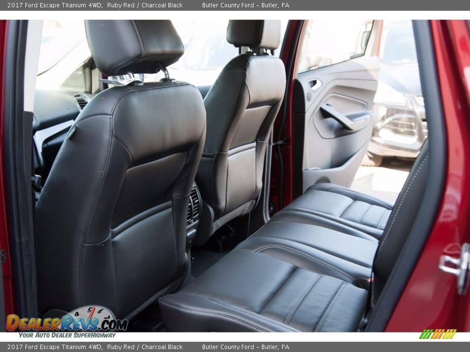 Rear Seat of 2017 Ford Escape Titanium 4WD Photo #9