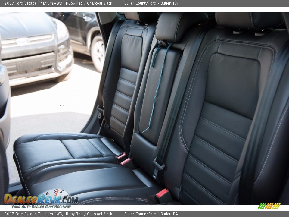 Rear Seat of 2017 Ford Escape Titanium 4WD Photo #10