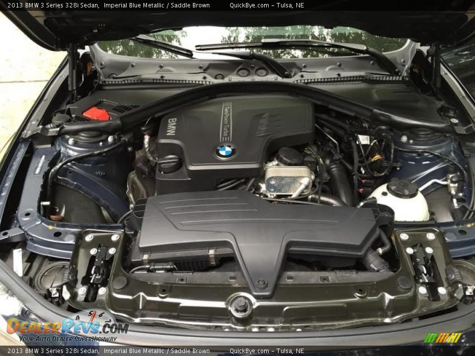 2013 BMW 3 Series 328i Sedan Imperial Blue Metallic / Saddle Brown Photo #7