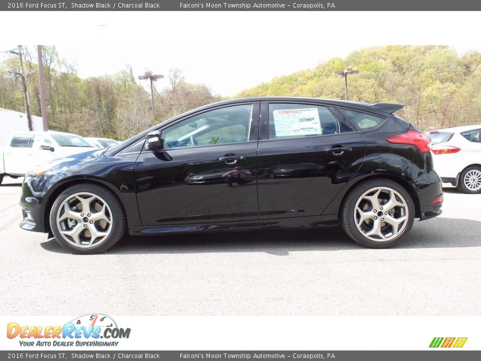 2016 Ford Focus ST Shadow Black / Charcoal Black Photo #1