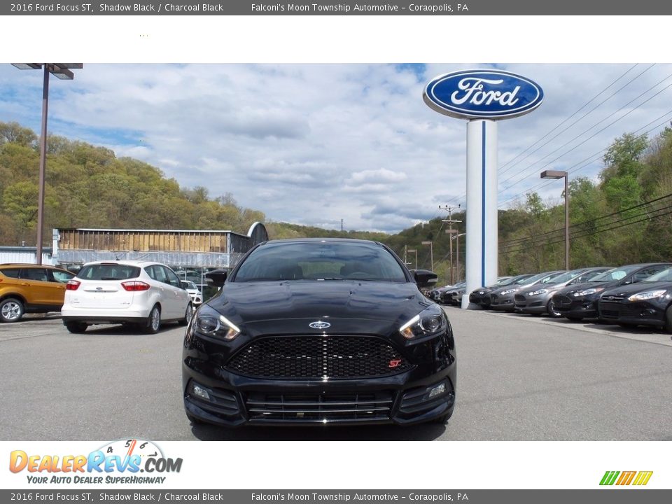 2016 Ford Focus ST Shadow Black / Charcoal Black Photo #2