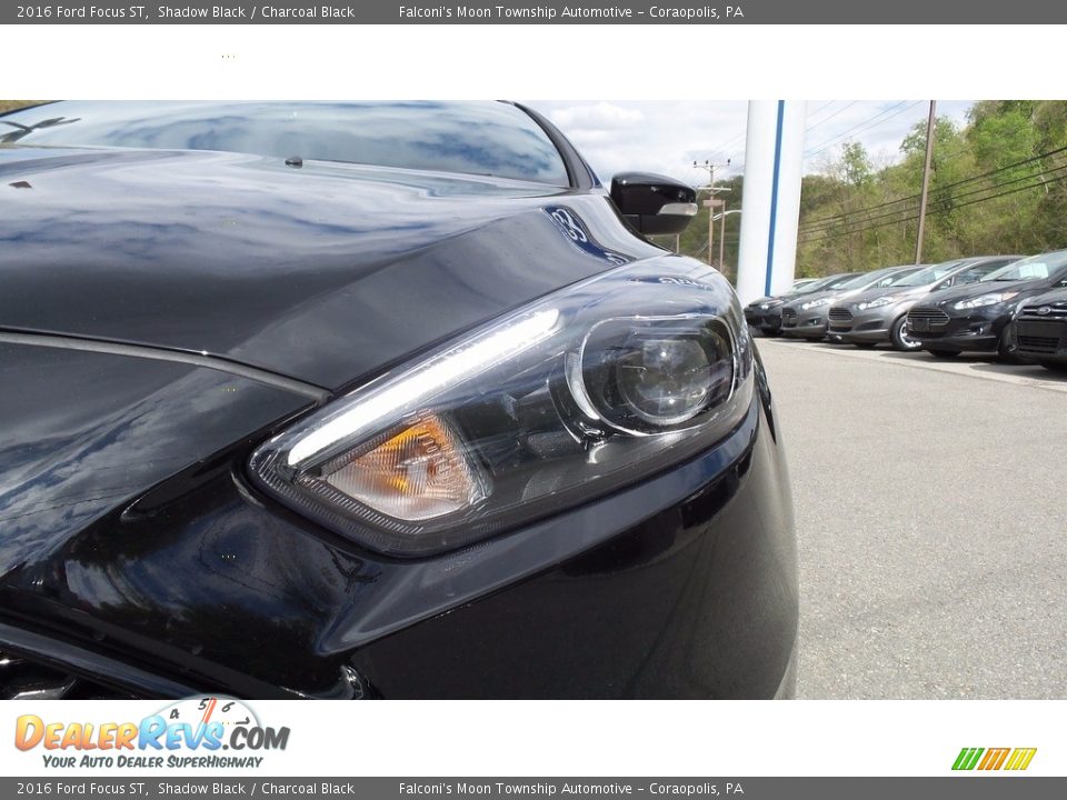 2016 Ford Focus ST Shadow Black / Charcoal Black Photo #3