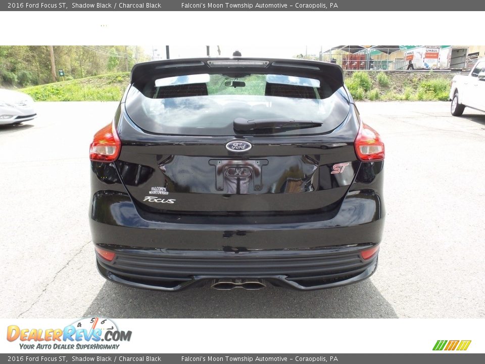 2016 Ford Focus ST Shadow Black / Charcoal Black Photo #8
