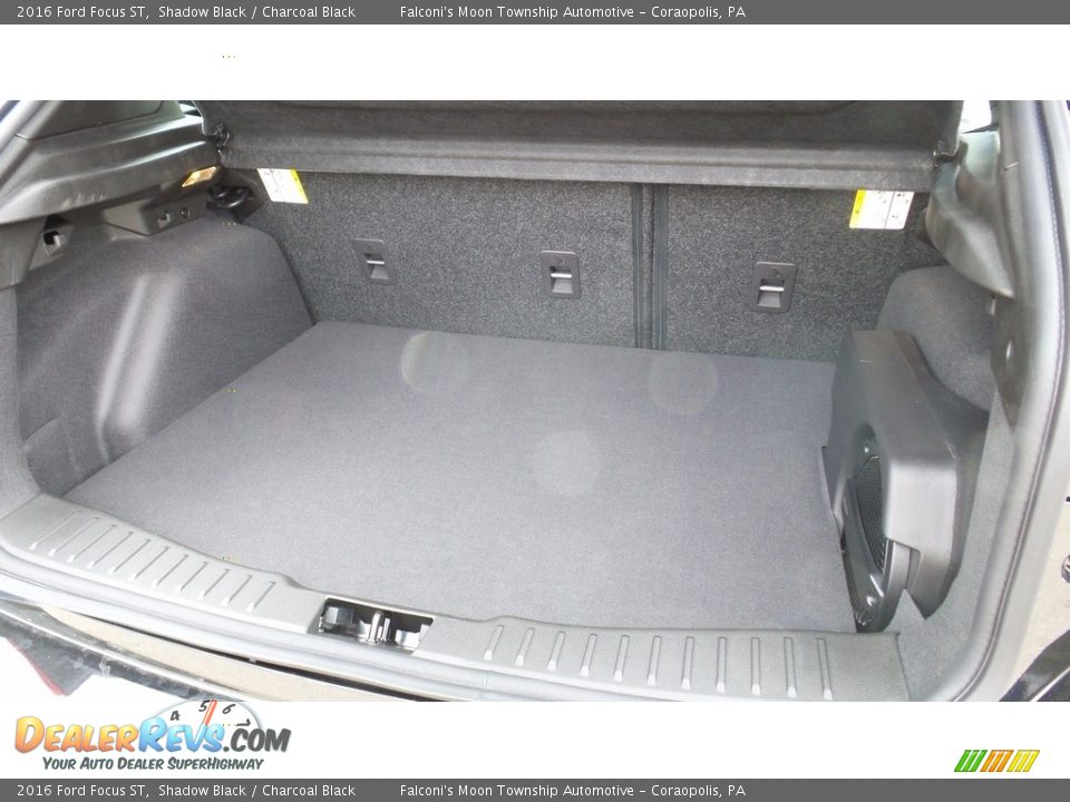 2016 Ford Focus ST Shadow Black / Charcoal Black Photo #9