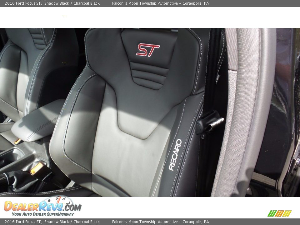 2016 Ford Focus ST Shadow Black / Charcoal Black Photo #13