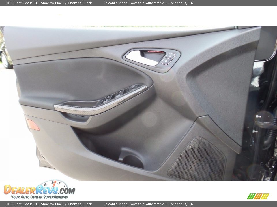 2016 Ford Focus ST Shadow Black / Charcoal Black Photo #15