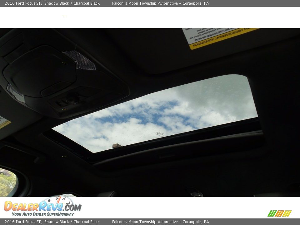 2016 Ford Focus ST Shadow Black / Charcoal Black Photo #19