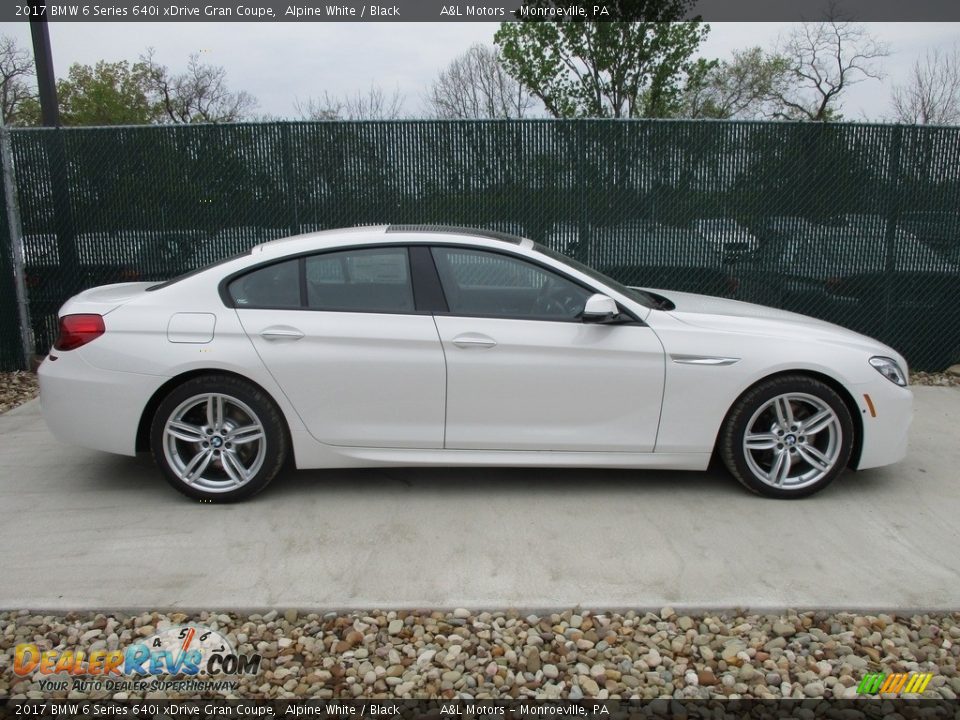 Alpine White 2017 BMW 6 Series 640i xDrive Gran Coupe Photo #2