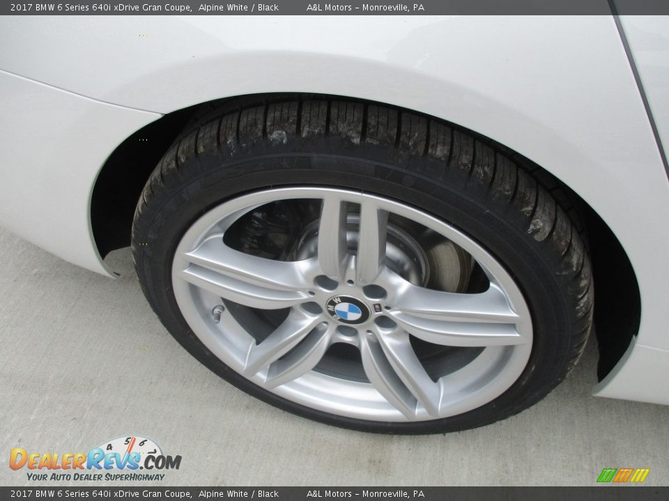 2017 BMW 6 Series 640i xDrive Gran Coupe Alpine White / Black Photo #3
