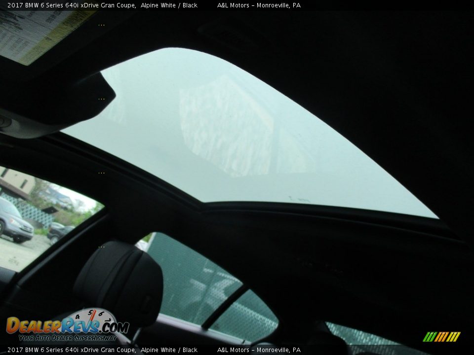 2017 BMW 6 Series 640i xDrive Gran Coupe Alpine White / Black Photo #12