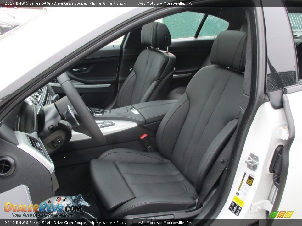 Front Seat of 2017 BMW 6 Series 640i xDrive Gran Coupe Photo #13