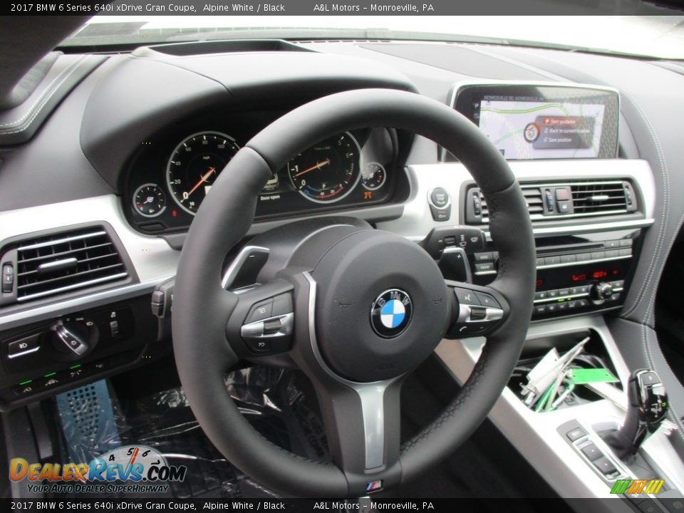 2017 BMW 6 Series 640i xDrive Gran Coupe Alpine White / Black Photo #15