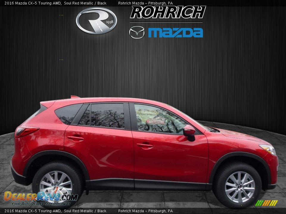 2016 Mazda CX-5 Touring AWD Soul Red Metallic / Black Photo #2