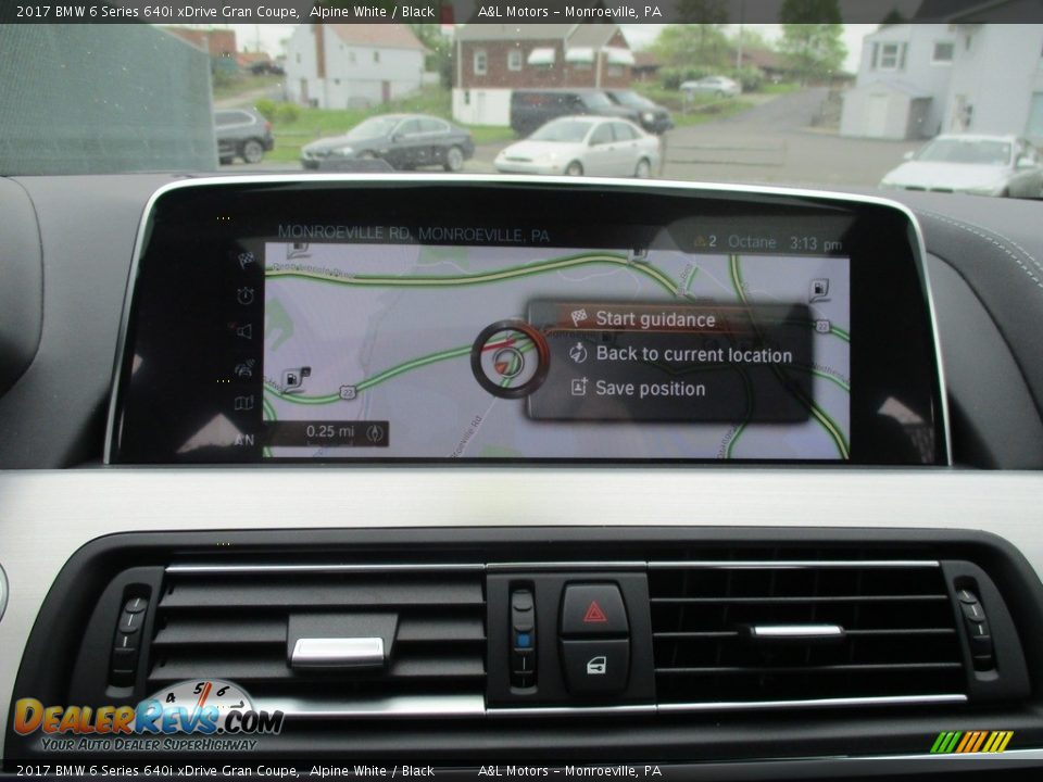 2017 BMW 6 Series 640i xDrive Gran Coupe Alpine White / Black Photo #17