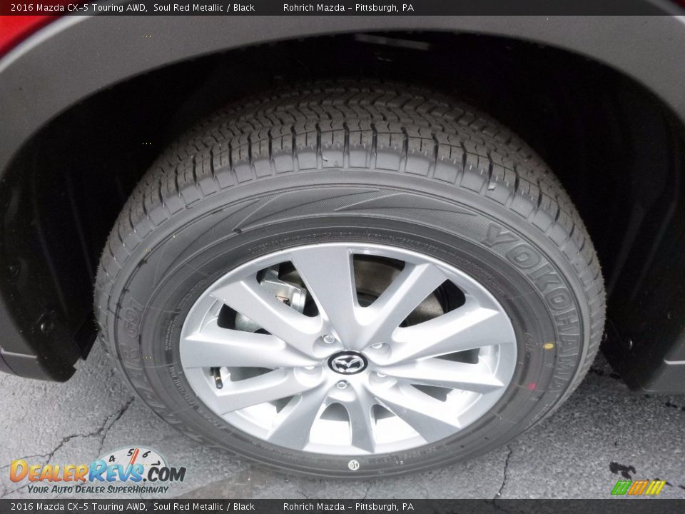 2016 Mazda CX-5 Touring AWD Soul Red Metallic / Black Photo #5