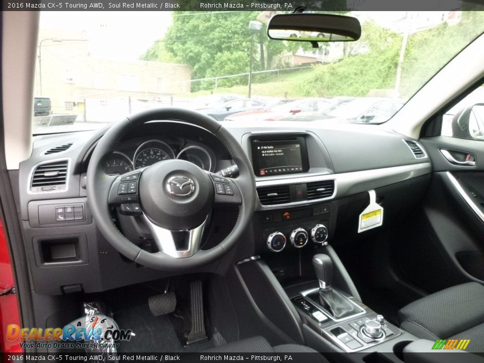 2016 Mazda CX-5 Touring AWD Soul Red Metallic / Black Photo #9