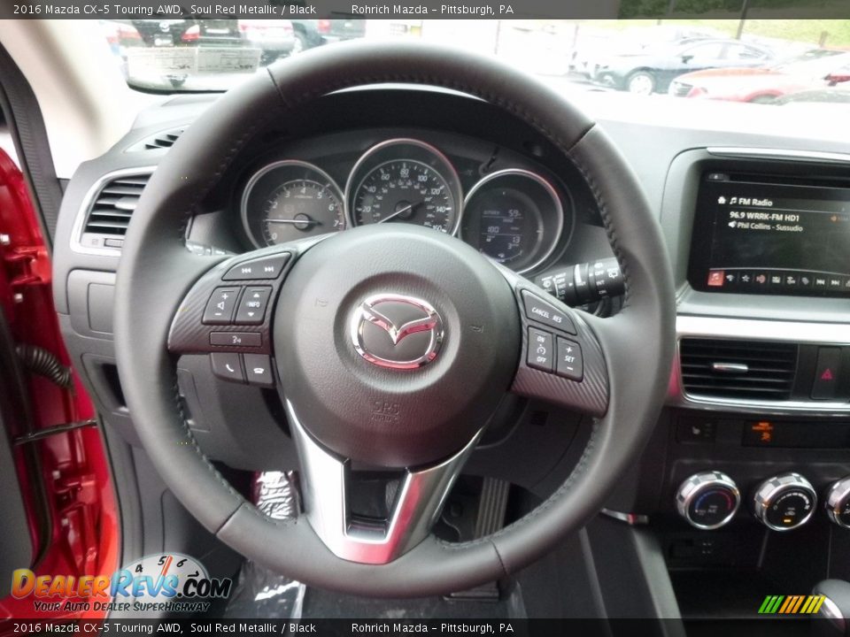 2016 Mazda CX-5 Touring AWD Soul Red Metallic / Black Photo #14