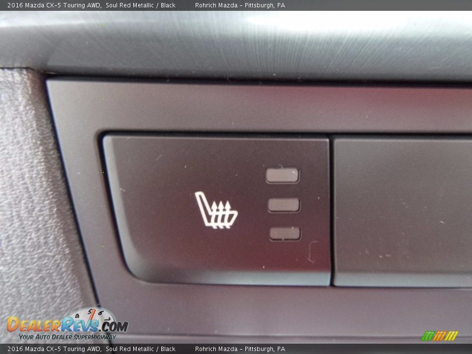 2016 Mazda CX-5 Touring AWD Soul Red Metallic / Black Photo #18