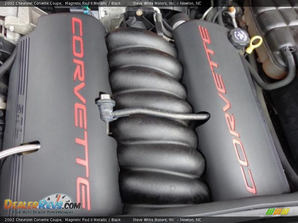 2002 Chevrolet Corvette Coupe Magnetic Red II Metallic / Black Photo #9