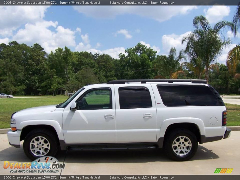 2005 Chevrolet Suburban 1500 Z71 Summit White / Tan/Neutral Photo #6