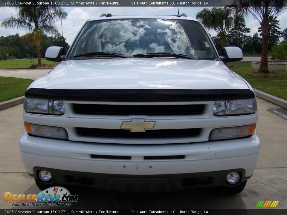 2005 Chevrolet Suburban 1500 Z71 Summit White / Tan/Neutral Photo #8