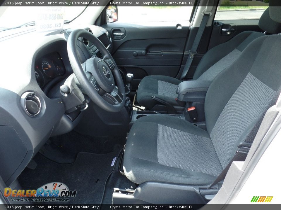 2016 Jeep Patriot Sport Bright White / Dark Slate Gray Photo #4