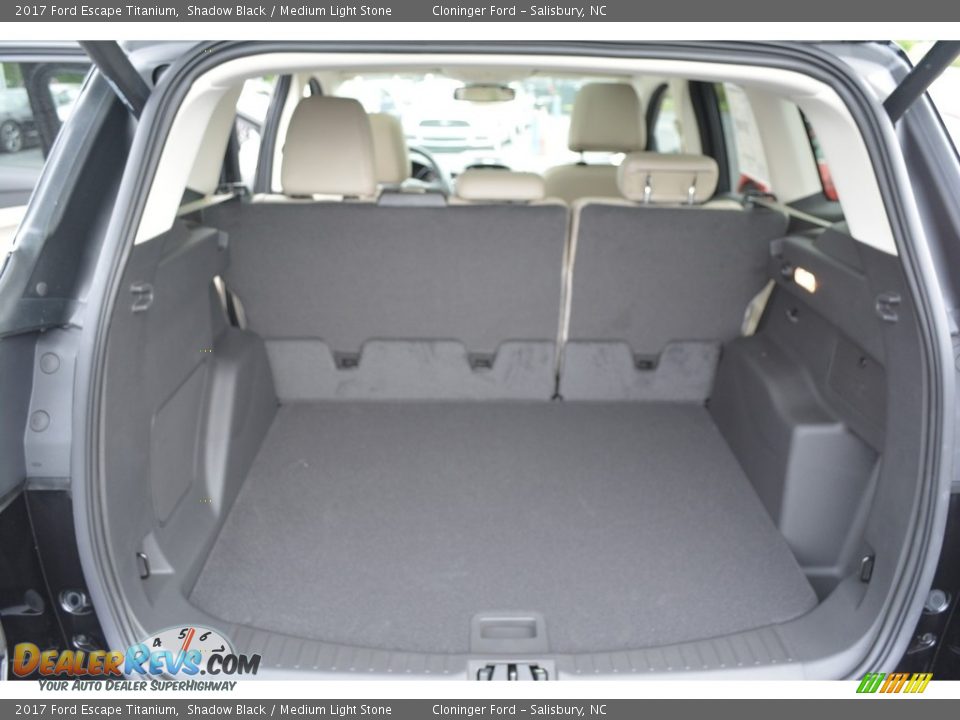 2017 Ford Escape Titanium Shadow Black / Medium Light Stone Photo #10