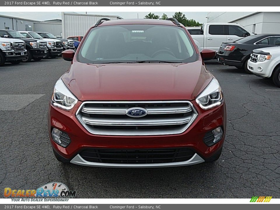 2017 Ford Escape SE 4WD Ruby Red / Charcoal Black Photo #4