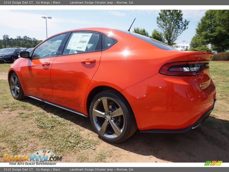 2016 Dodge Dart GT Go Mango / Black Photo #2