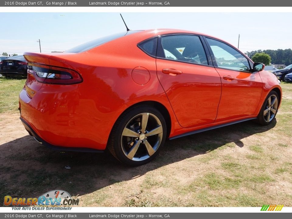 2016 Dodge Dart GT Go Mango / Black Photo #3