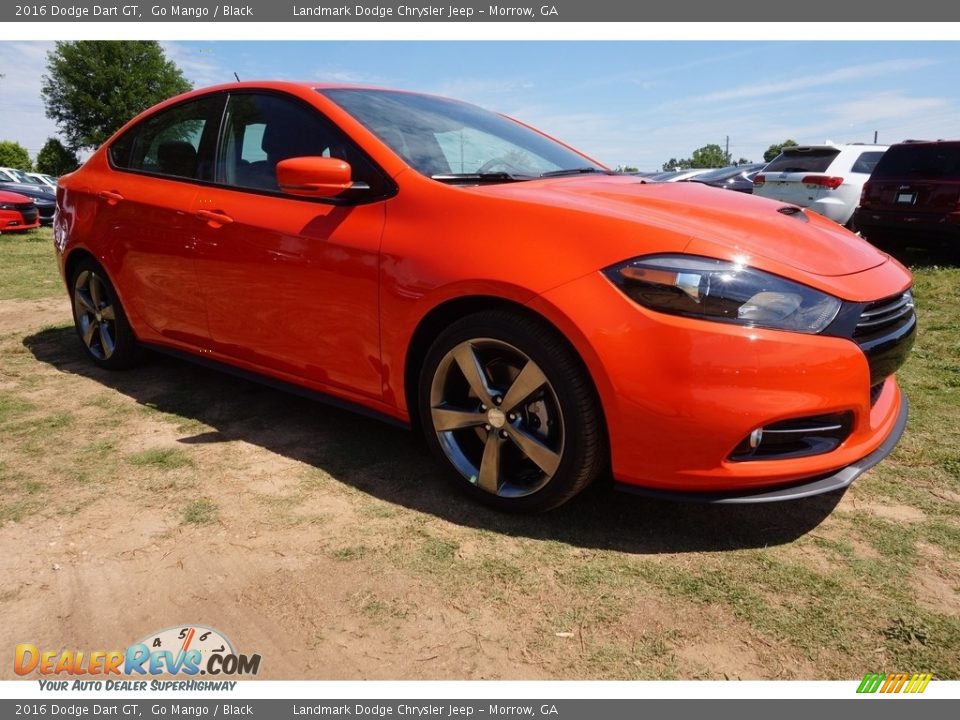 2016 Dodge Dart GT Go Mango / Black Photo #4