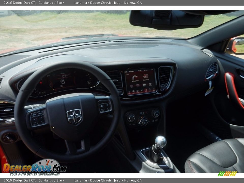 2016 Dodge Dart GT Go Mango / Black Photo #7
